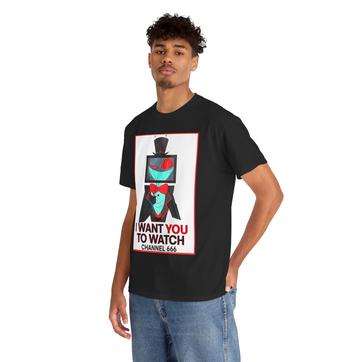 Hazbin Hotel Tv Demon Vox I want you shirt