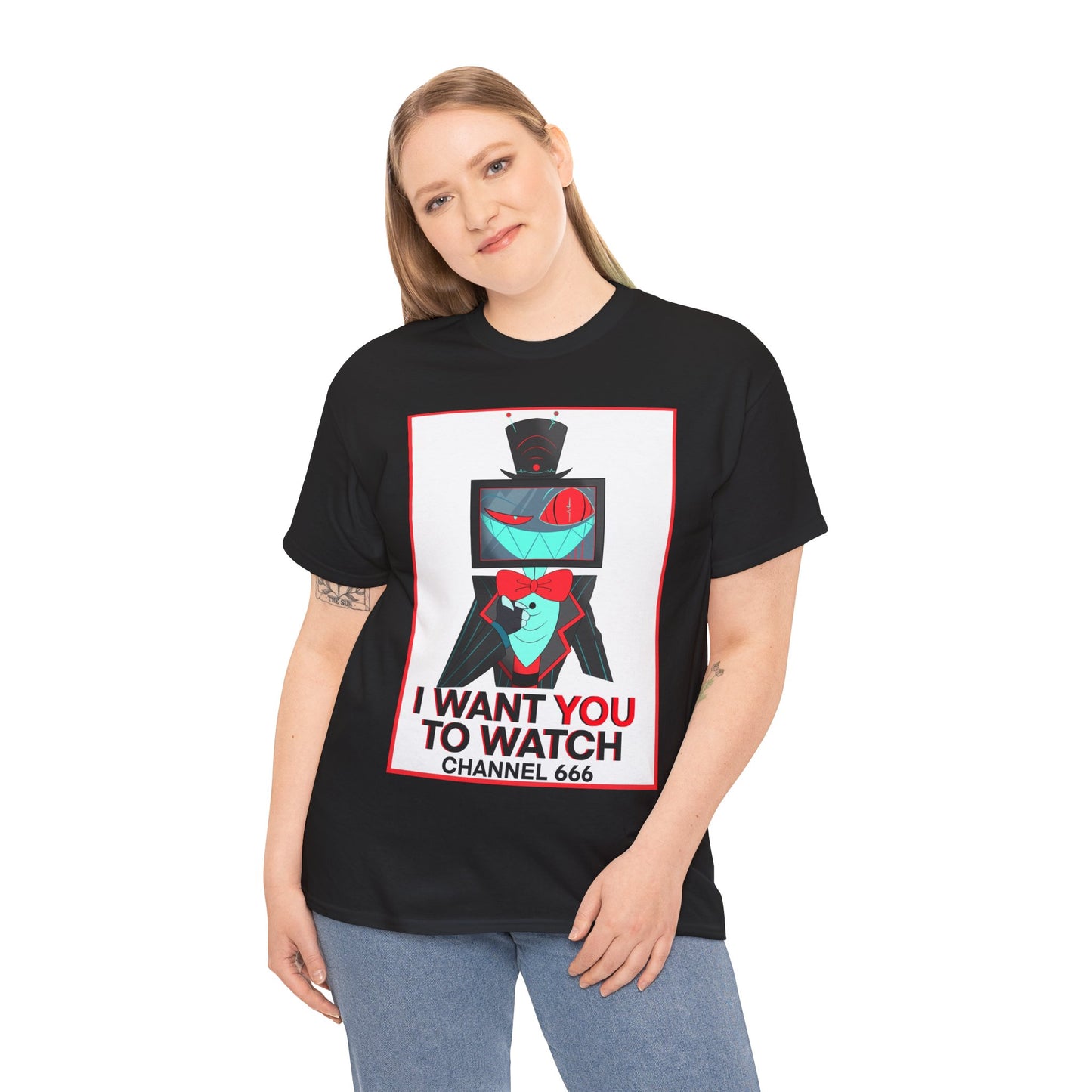 Hazbin Hotel Tv Demon Vox I want you shirt