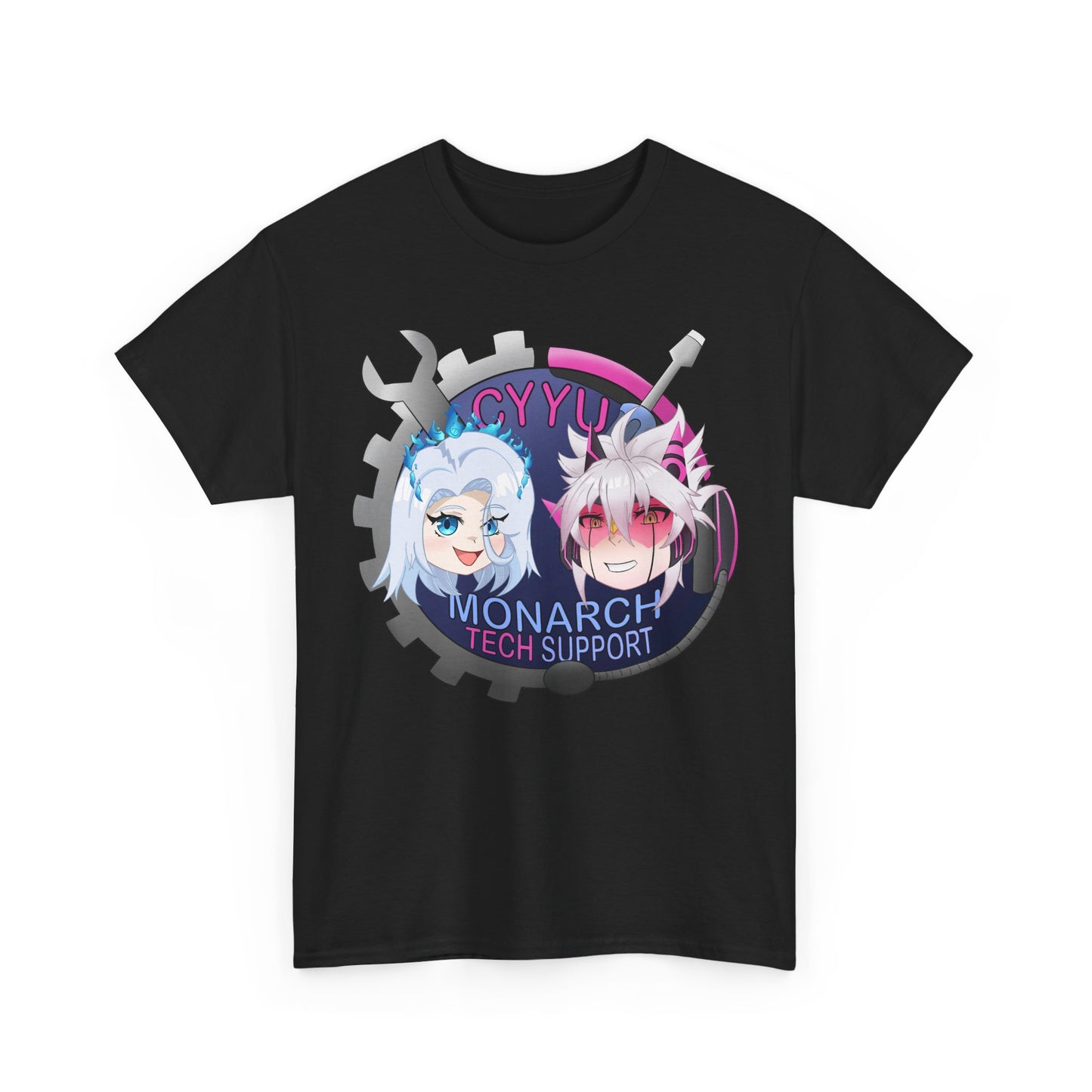 cyyu and monarch tech support tee