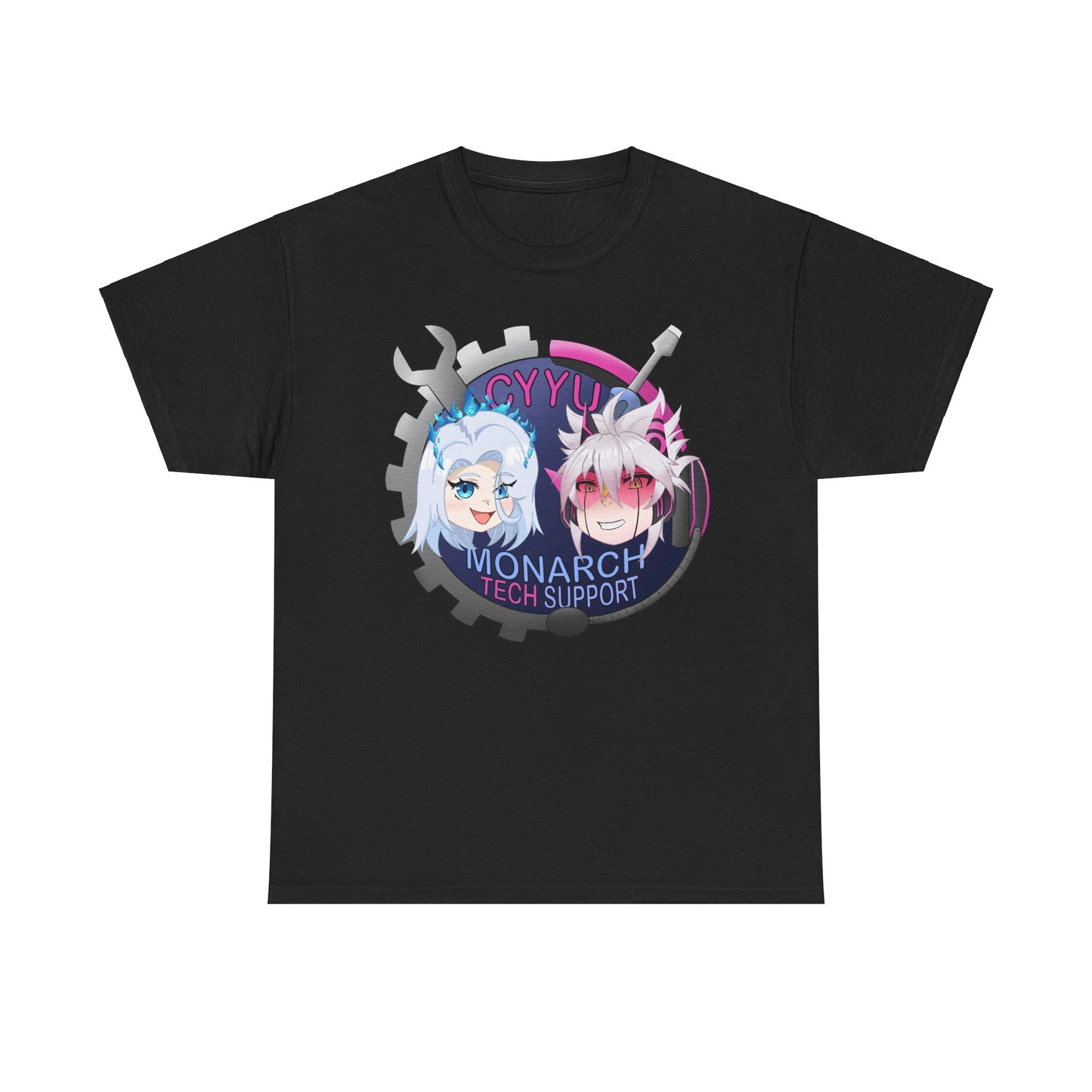 cyyu and monarch tech support tee