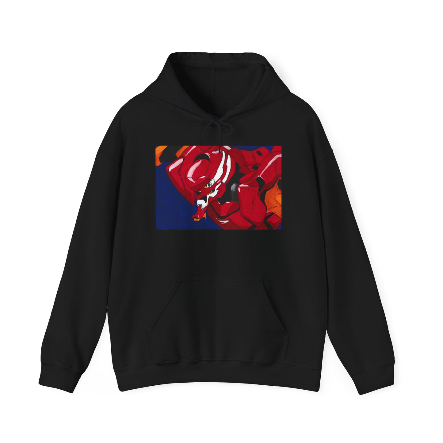 evangelion unit 2 art hoodie