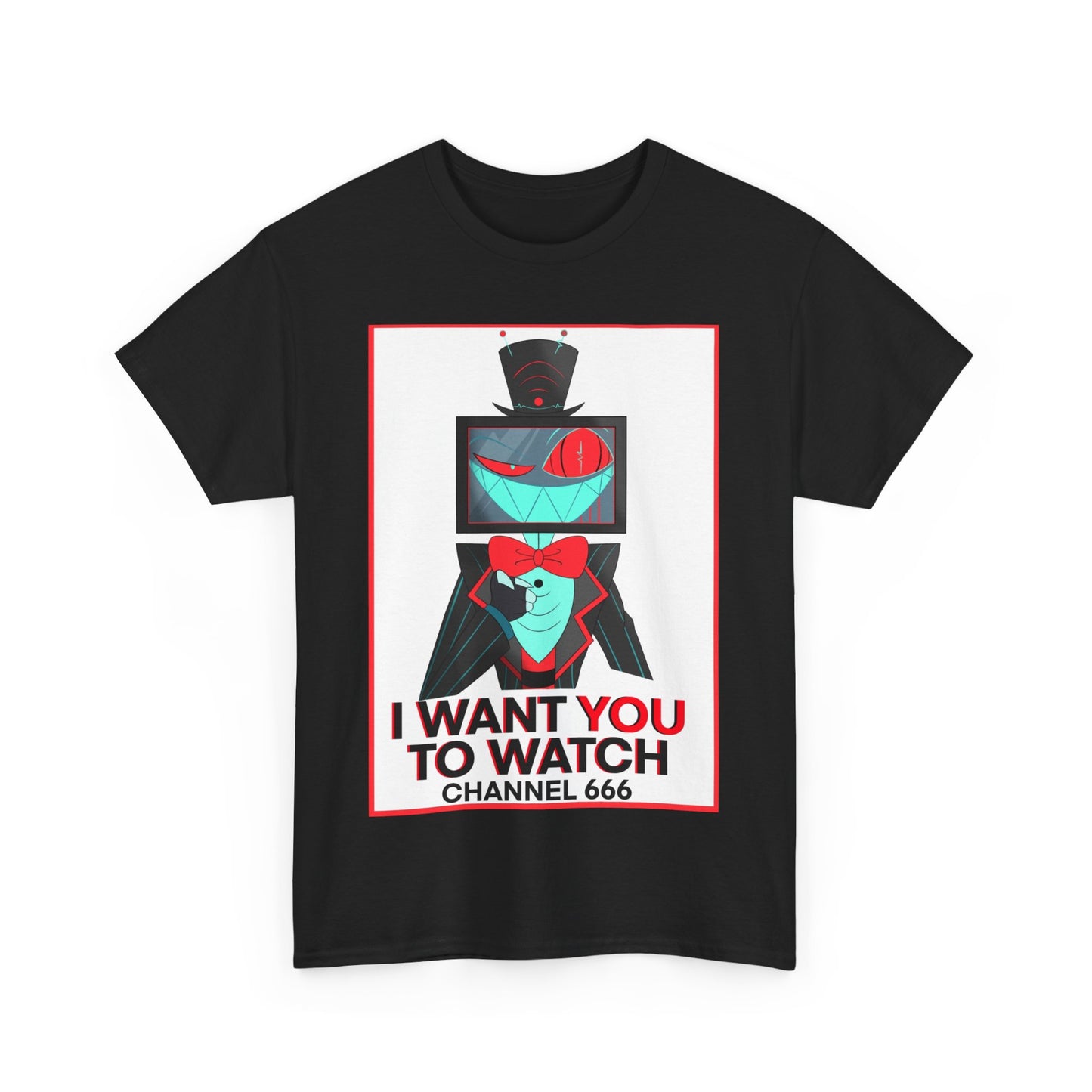 Hazbin Hotel Tv Demon Vox I want you shirt