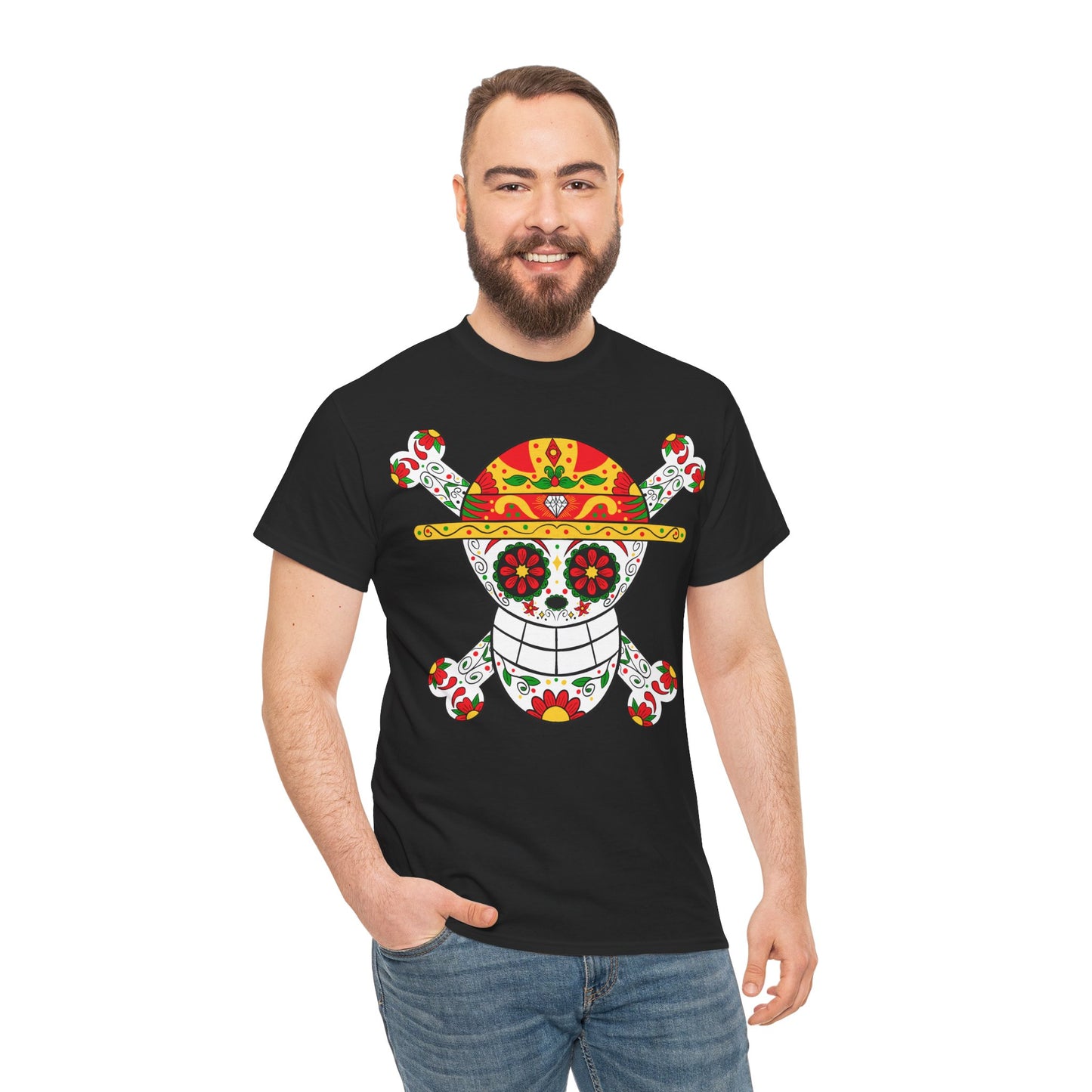 One Piece Candy Skull shirt Jolly Roger