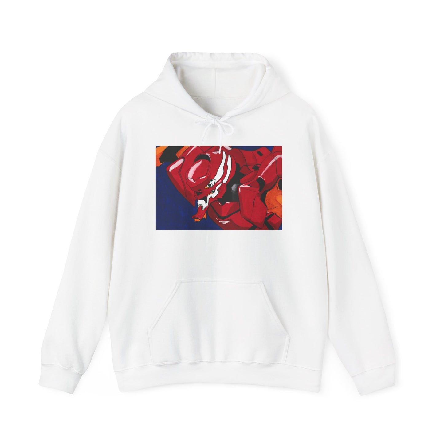 evangelion unit 2 art hoodie