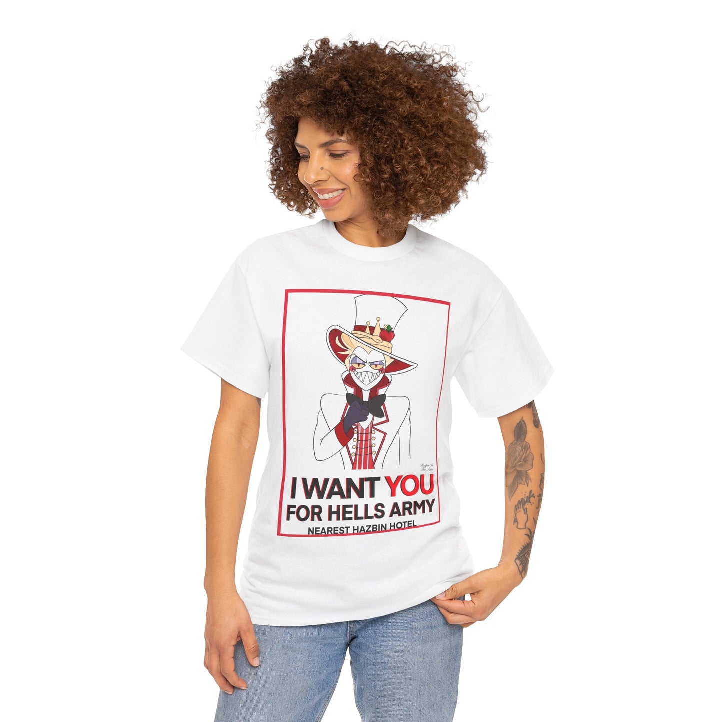 Hazbin Hotel Lucifer I want you shirt
