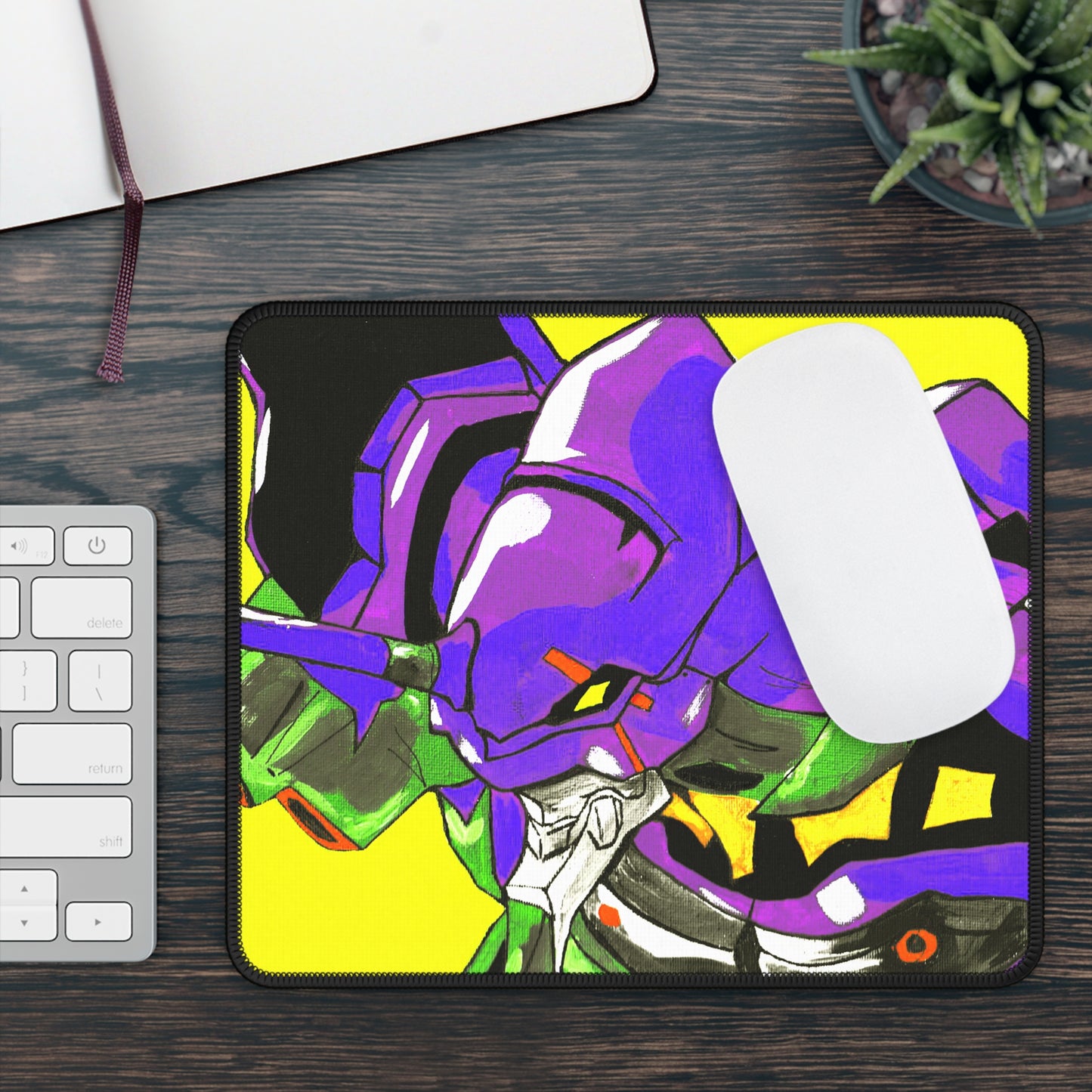 evangelion unit 02 mouse pad