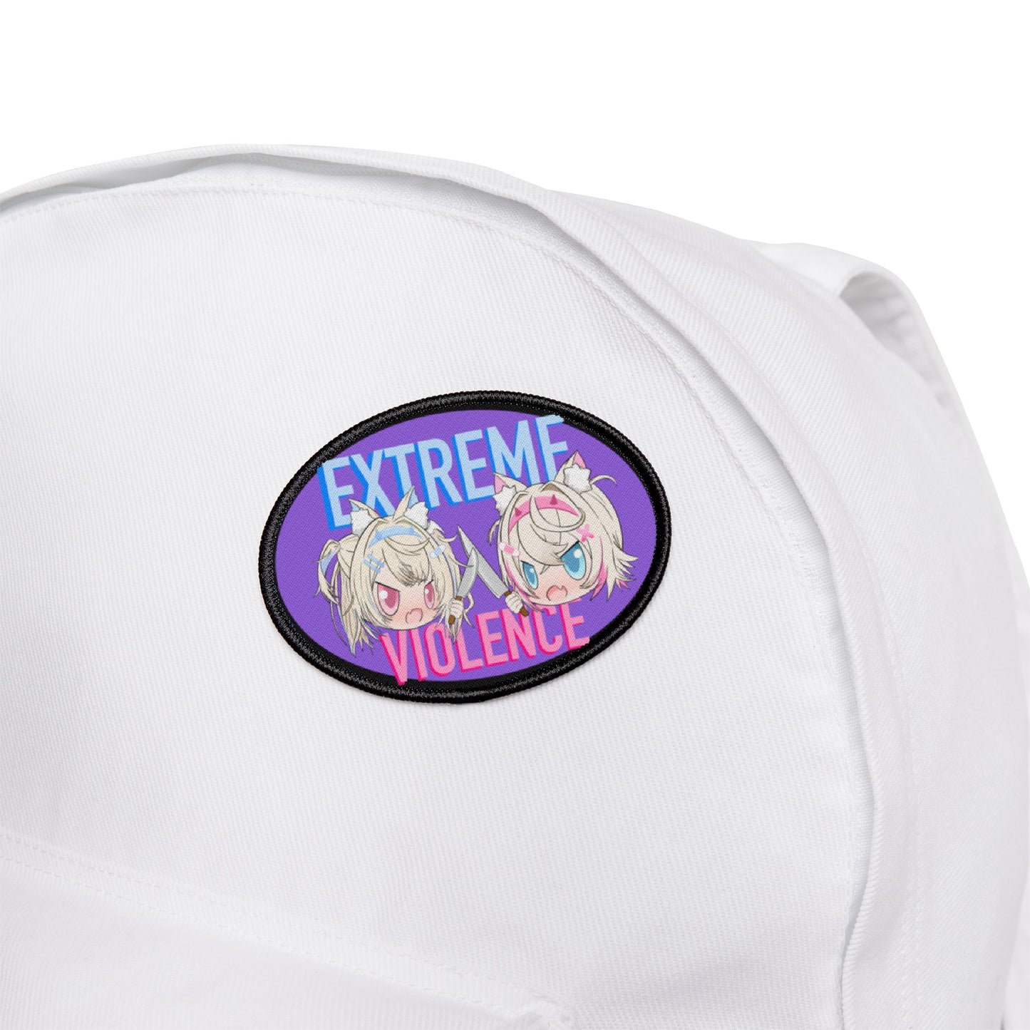 Iron-On Patches - Fuwamoco Extreme Violence Hololive Design