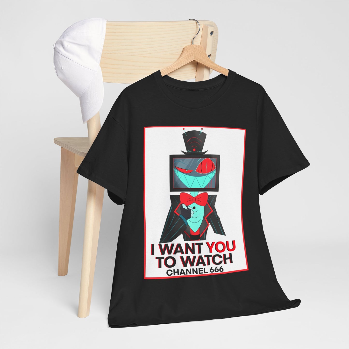 Hazbin Hotel Tv Demon Vox I want you shirt