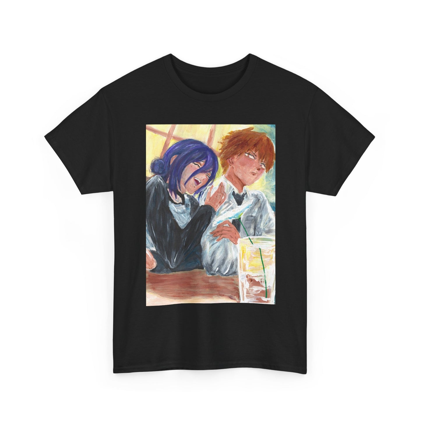 Copy of chainsaw man denji and reze bomb devil shirt