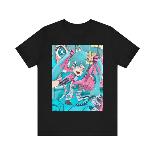 Anime Miku x Oshi Ai shirt idol