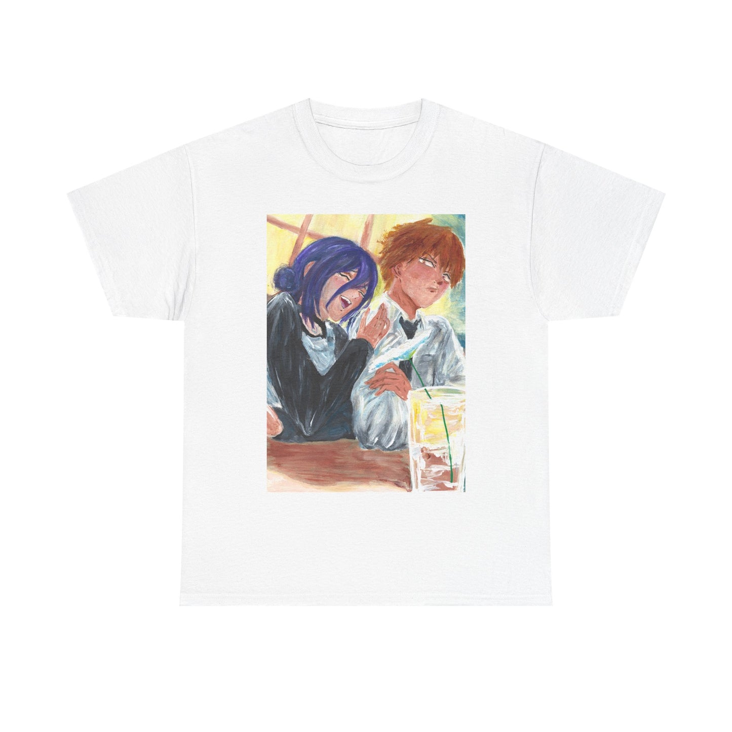 Copy of chainsaw man denji and reze bomb devil shirt