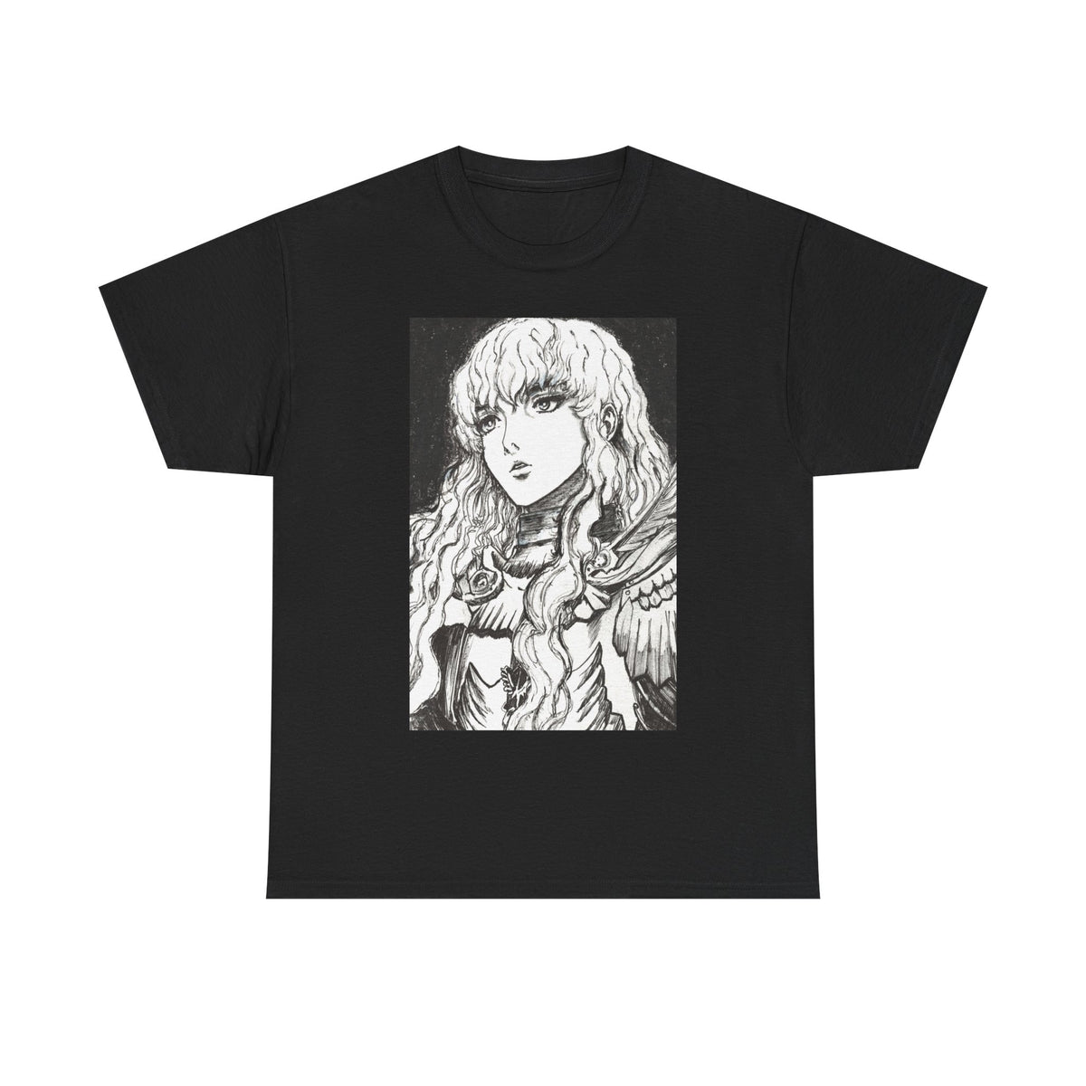 Griffith berserk shirt black and white