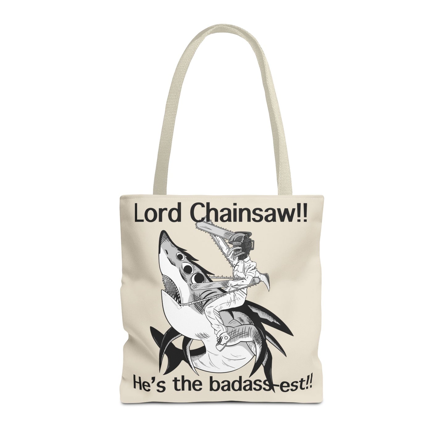Chainsaw man Reze denji and beam tote bag
