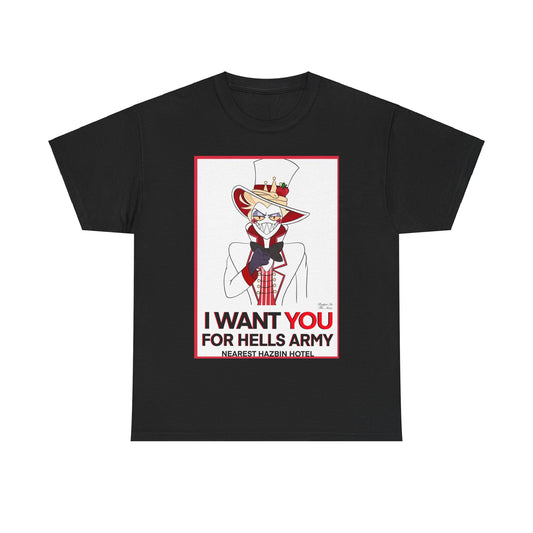 Hazbin Hotel Lucifer I want you shirt