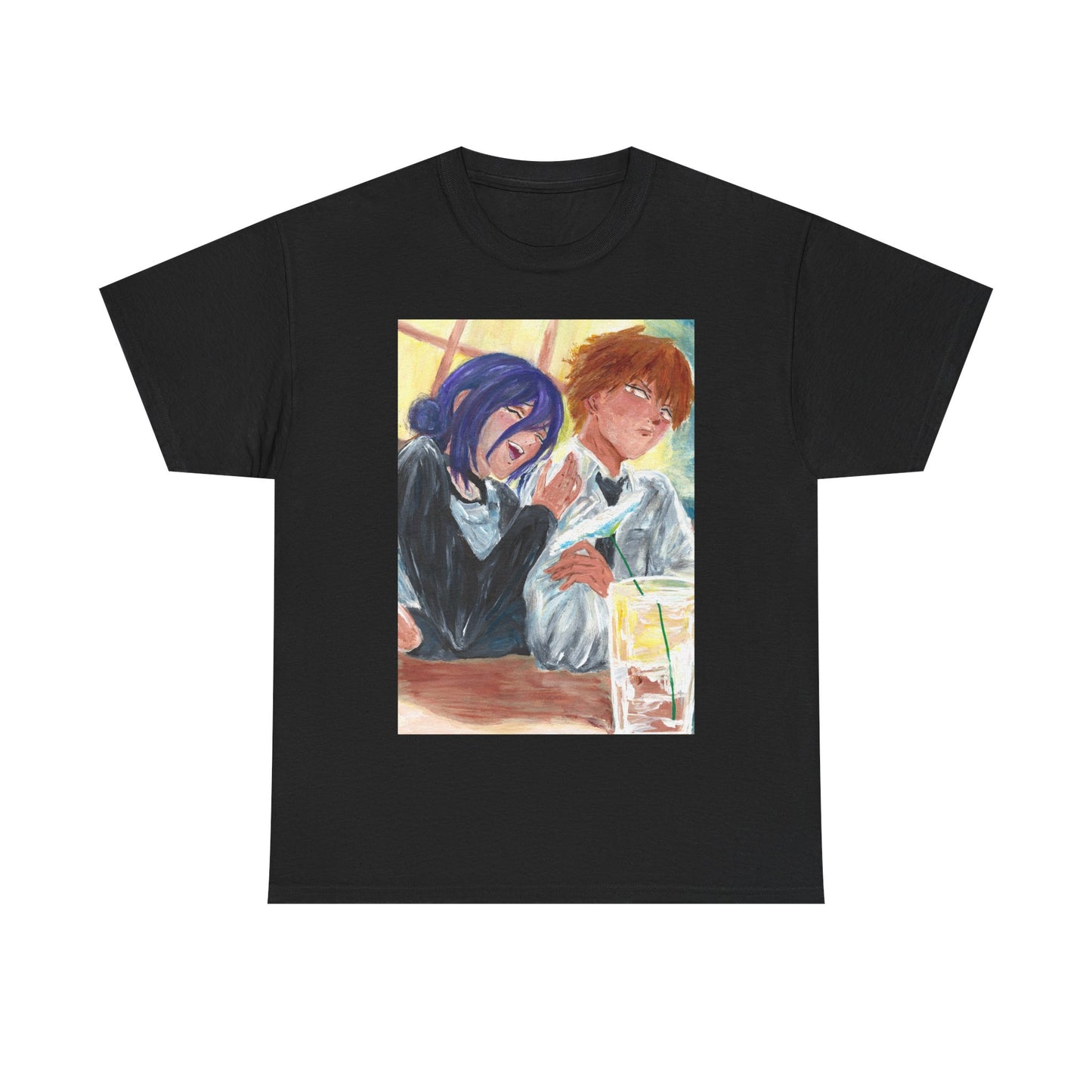 Copy of chainsaw man denji and reze bomb devil shirt