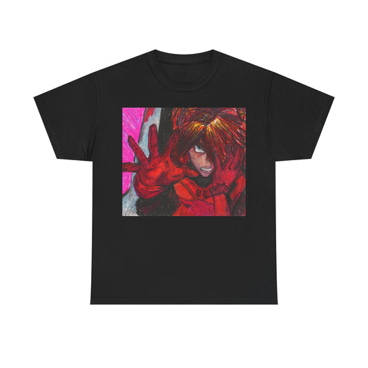 evangelion asuka shirt death