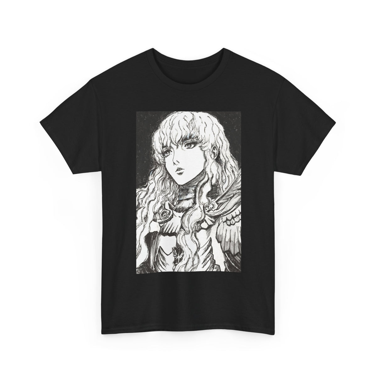 Griffith berserk shirt black and white
