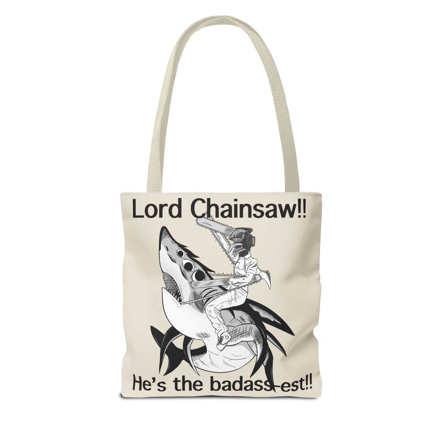 Chainsaw man Reze denji and beam tote bag